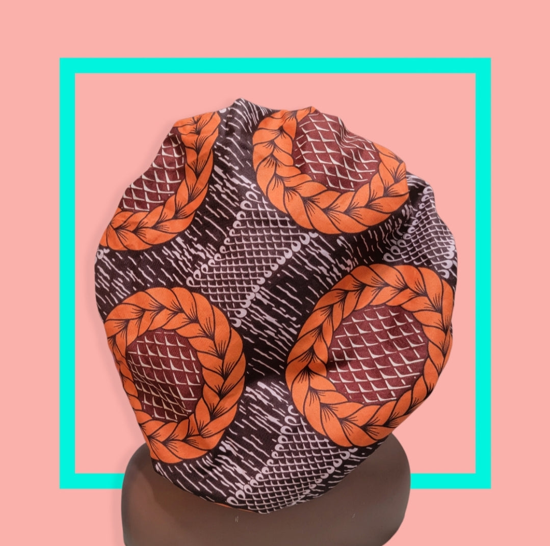 Ankara Print Bonnet