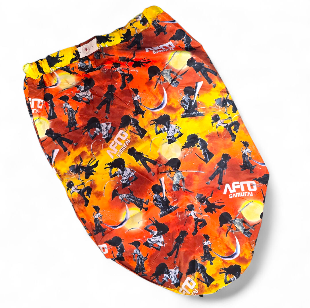 Samurai Afroman Shower Cap