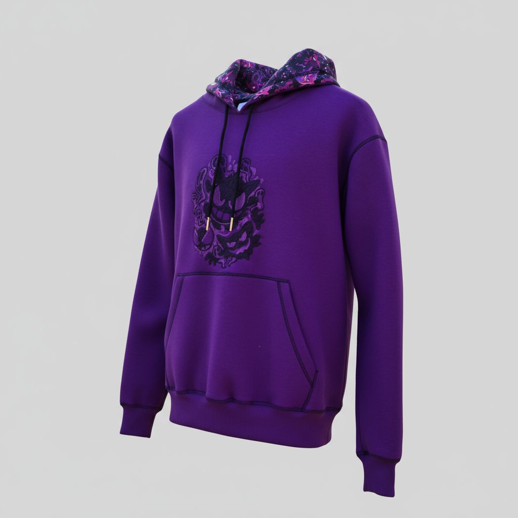 Ghostly n Mischievous Satin-lined Hoodie