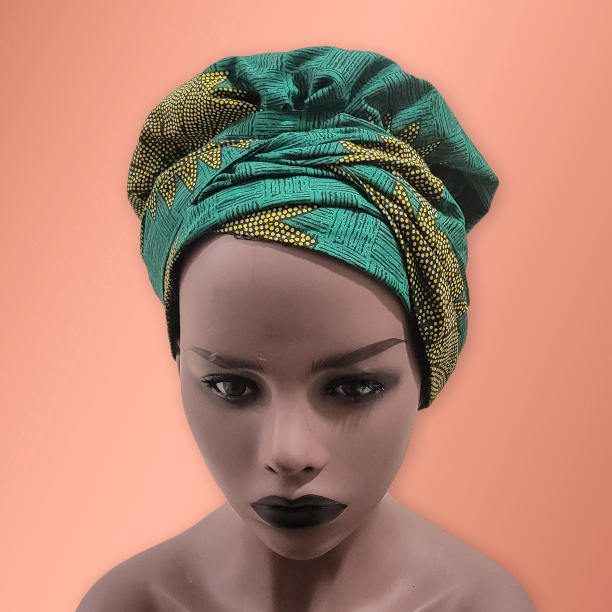 Ankara Print Bonnet