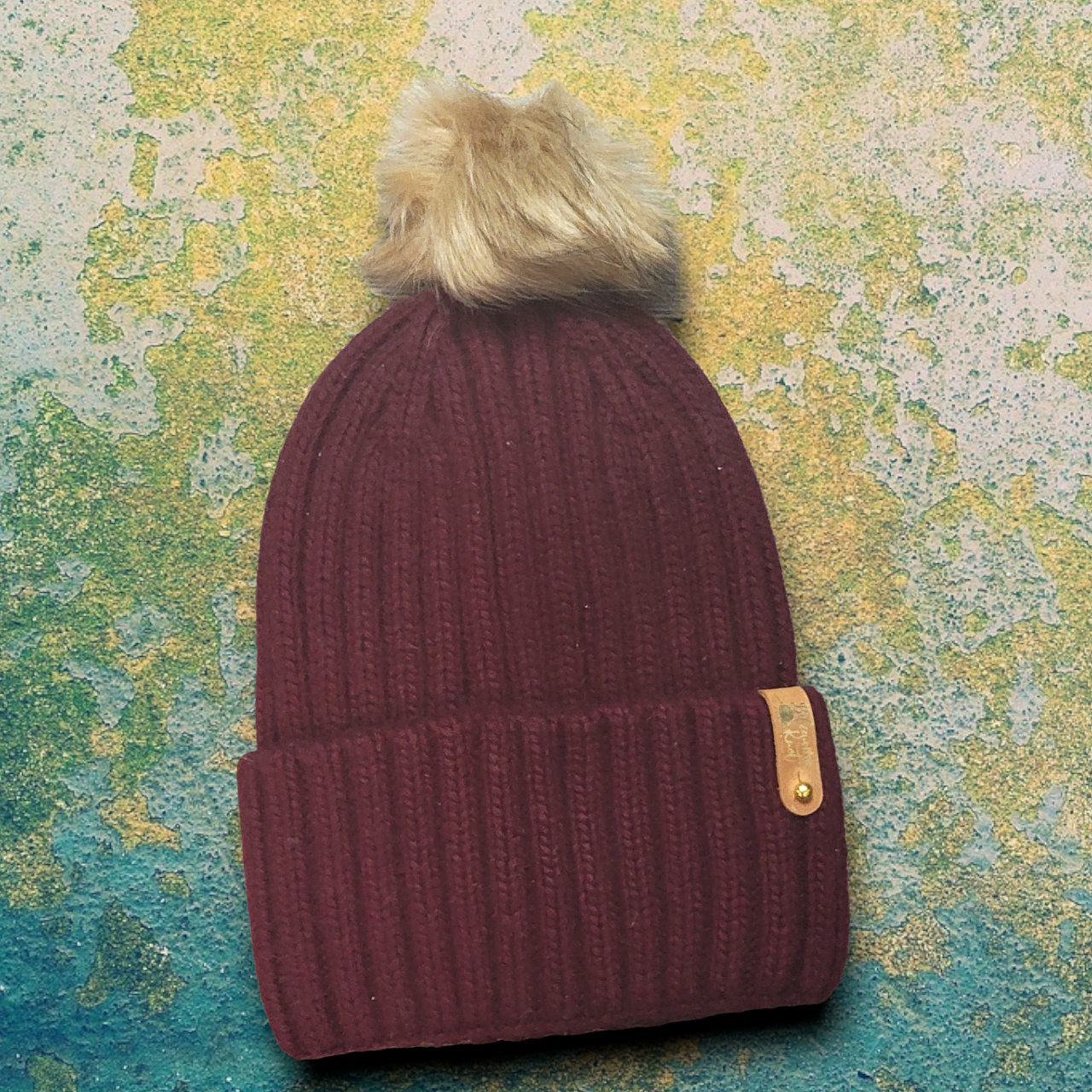 Detatchable Knit Hat + Satin