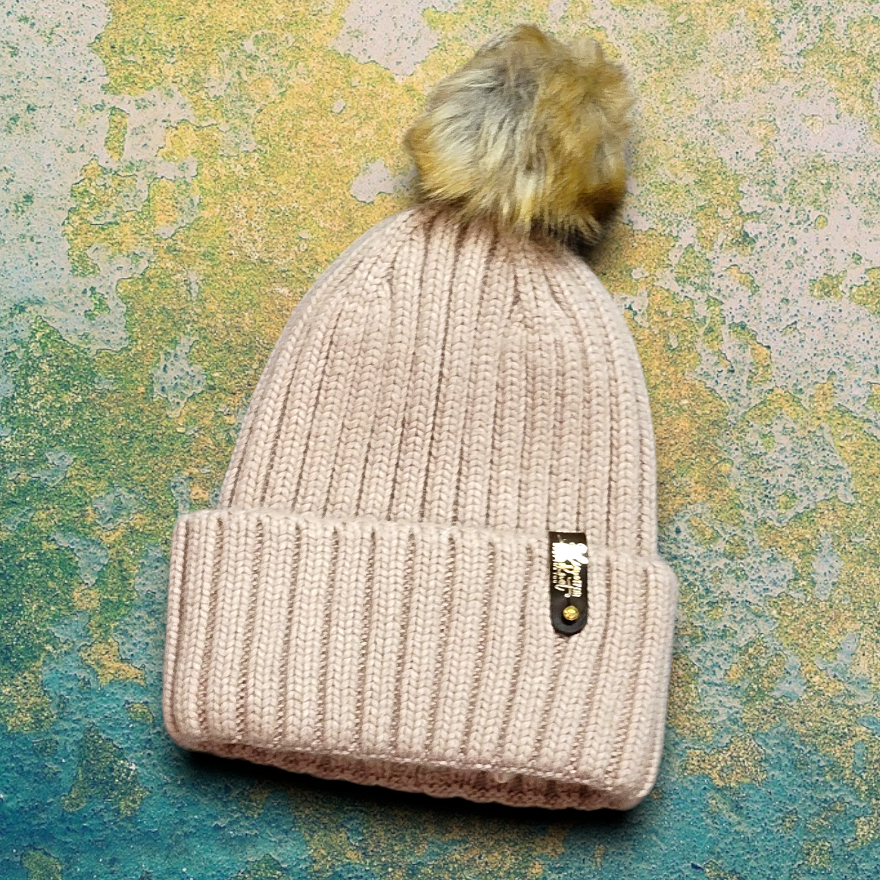 Detatchable Knit Hat + Satin